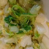 塩もみ白菜のゴマ和え