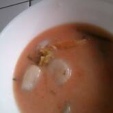 里芋の豆乳キムチ汁