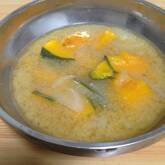 カボチャのみそ汁