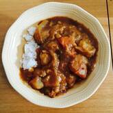 チキンとカボチャのカレー