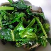 ほうれん草シメジソテー