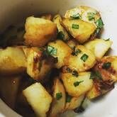 揚げジャガイモの甘辛煮