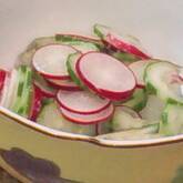 ラディッシュの酢の物