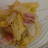 キャベツとベーコンの煮浸し