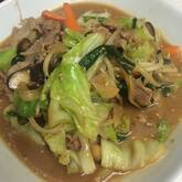 キャベツと豚肉のピリ辛みそ炒め