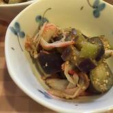 ナスとカニカマのゴマ和え