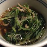 水菜の煮浸し