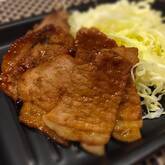 漬け豚肉のショウガ焼き