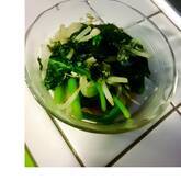 モヤシとホウレン草のおひたし