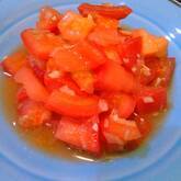 トマトとミョウガの酢の物