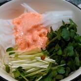 大根の明太マヨサラダ