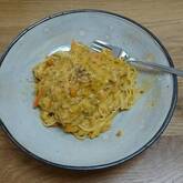 ミルクカレーパスタ