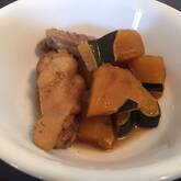 手羽元とカボチャの煮物