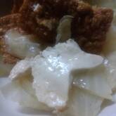 白菜と厚揚げの煮物