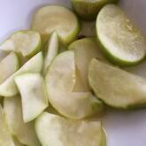 リンゴのホイル焼き