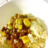豆入りドライカレー