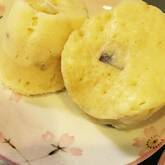 ホットケーキミックスで！サツマイモのレンジ蒸しパン