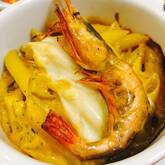 エビ入りマカロニグラタン