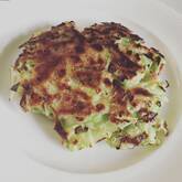 豆腐入りお好み焼き