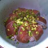 ぶり漬け丼 大根おろしをたっぷり添えて