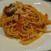 たっぷりケチャップのナポリタン