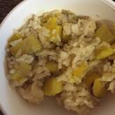 もちもちサツマイモご飯