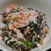 ユズ風味青菜の白和え