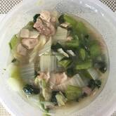 子供に人気！チンゲン菜と豚肉の中華炒め 野菜たっぷり