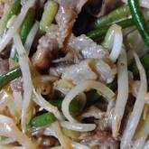 牛肉の中華炒め