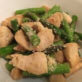 アスパラのチーズソテー