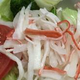 大根とカニカマのサラダ