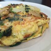 ホウレン草入りスペイン風オムレツ