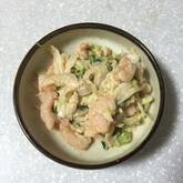 白菜とエビのからしみそ和え