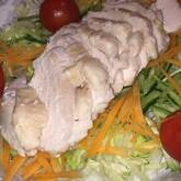 蒸し鶏・マヨソース