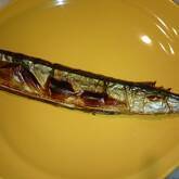 サンマのフライパン塩焼