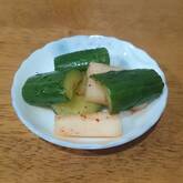 キュウリのピリ辛甘酢