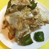 春キャベツの炒め焼き