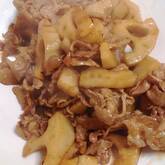 レンコンと豚肉の炒め物
