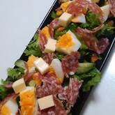 生ハムのグリーンサラダ