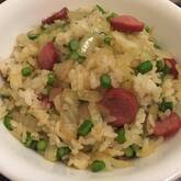 アスパラの混ぜピラフ