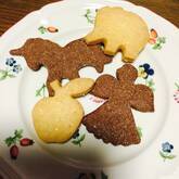 ハートのツートンクッキー