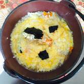 カニと卵の雑炊