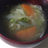 たっぷり野菜のおみそ汁