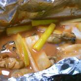カキのホイル焼き