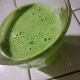 バナナとホウレン草のジュース