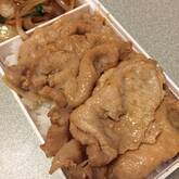 漬け豚肉のショウガ焼き