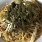 たっぷりキノコとベーコンの和風パスタ