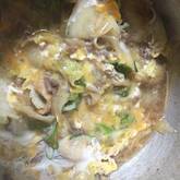 白菜の親子とじ