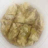 レンジでキャベツと豚肉のバター蒸し