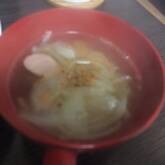 チキンと玉ネギのスープ